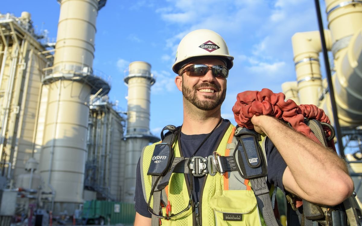 male Gemma worker in the field