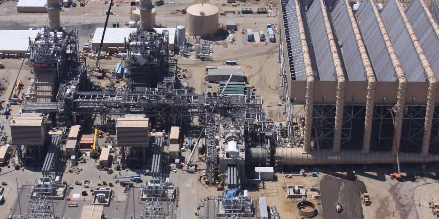 Colusa Generating Station aerial